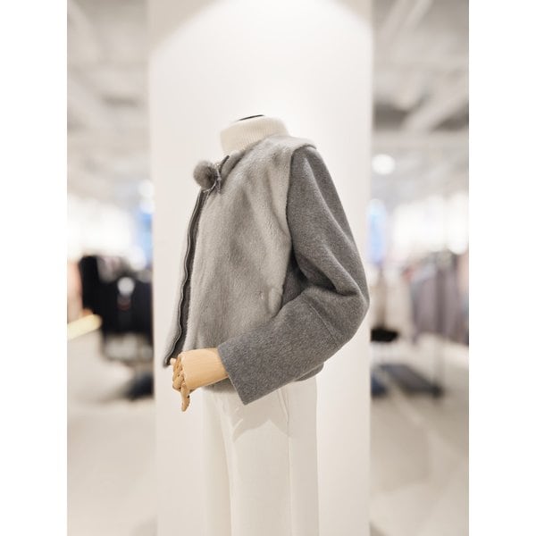 [파주점] [더아이잗컬렉션]울 캐시미어 숏 코트 CPBA0CT461