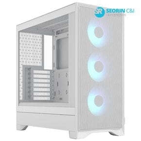 [서린공식] 프렉탈디자인 Pop 2 Air RGB 강화유리 (화이트)