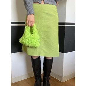 NICO FLUFFY BAG_ lime