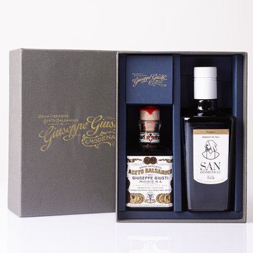주세페주스티 2메달 큐빅 발사믹식초 250ml+산도메니코 유기농 엑스트라버진 올리브오일 500ml