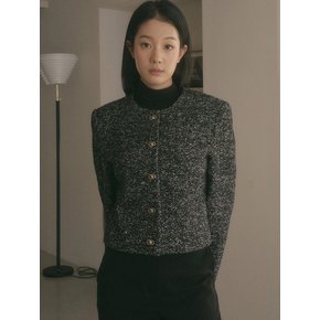 home tweed jacket_black