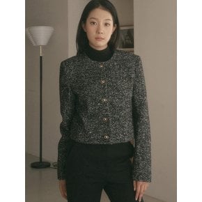 home tweed jacket_black