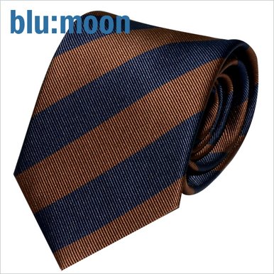 blu:moon 넥타이 - 원바이원 브라운 8cm