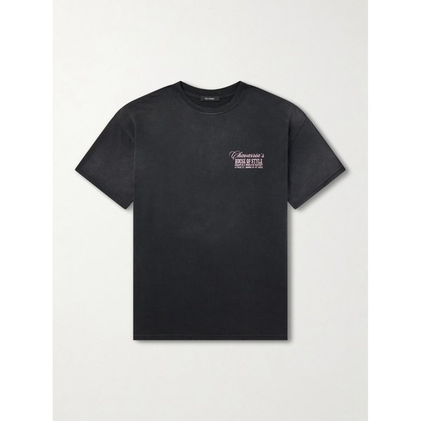 윌리 차바리아 프린트 코튼 티셔츠 46376663162997078