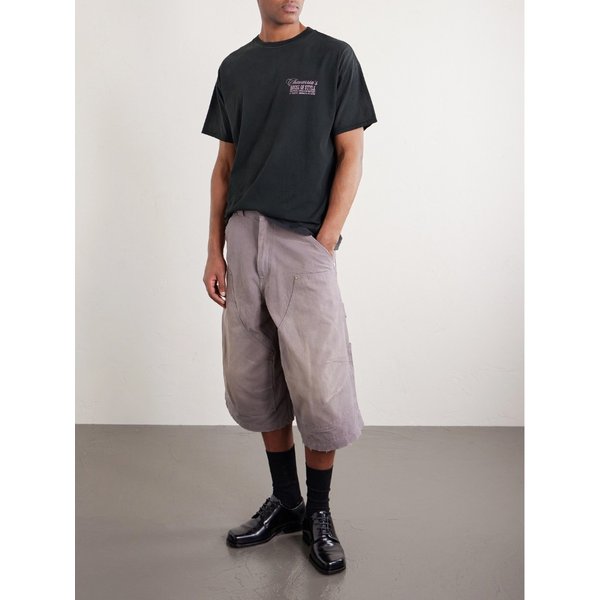 윌리 차바리아 프린트 코튼 티셔츠 46376663162997078