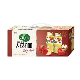 제이큐 웅진 과일주스 자연은 사과 음료 180ml x 12병