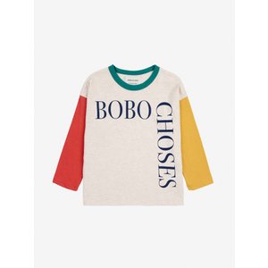 보보쇼즈 [24FW 신상품 ] 보보 쇼즈 스퀘어 컬러 블록 티셔츠 B224AC014