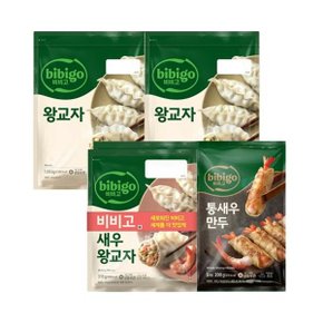 비비고 왕교자 1.05kg 2봉 + 새우왕교자 315g 2봉 + 통새우만두200g