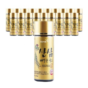 영진 산삼배양근 골드 100ml x 20병 홍삼음료 병문안 손님접대음료 사무실음료 고급음료 선생님선물 간식