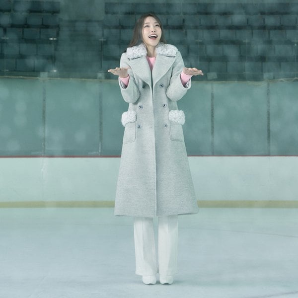 [시흥점] 여성 칼칸 퍼 더블버튼 슬림 롱코트 (EQ4WC261)