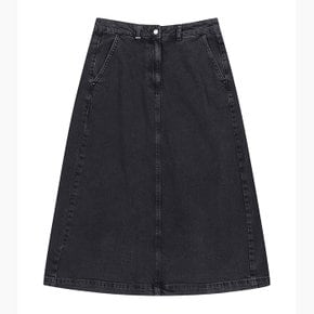 Incision line denim skirt_4YO7D003T800