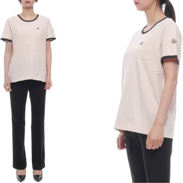 [부산점] 26SS 여성 로고 패치 반팔티셔츠 (8C00019 89AUO F07 26S)