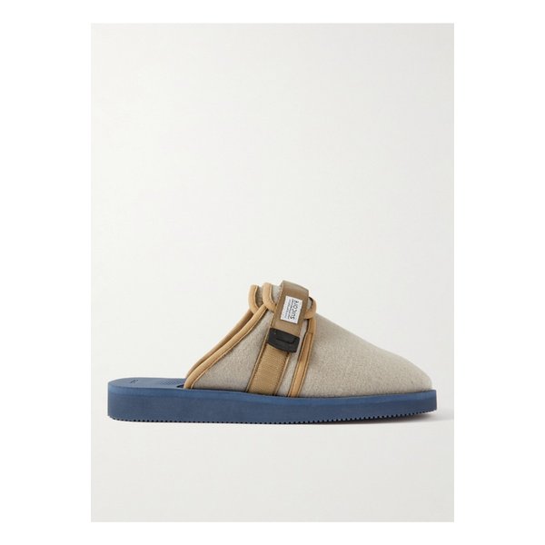 자보 FEvab 웨빙 트리밍 펠트 뮬 브라운 1647597309989894