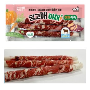 토리 강아지 간식 딩고애야채 마블링 소고기스틱 3P M