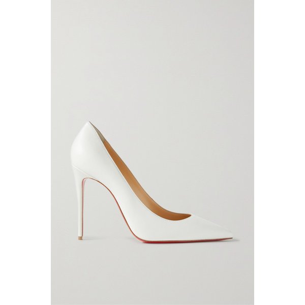 Kate 100 Leather Pumps 화이트