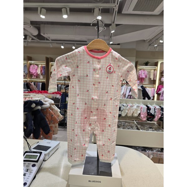 [파주점] [블루독베이비 (PK) 달콤피치체크우주복 4517004107