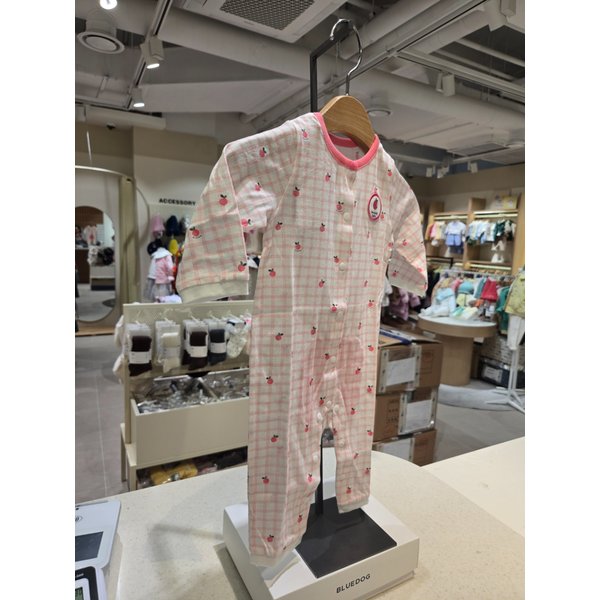 [파주점] [블루독베이비 (PK) 달콤피치체크우주복 4517004107