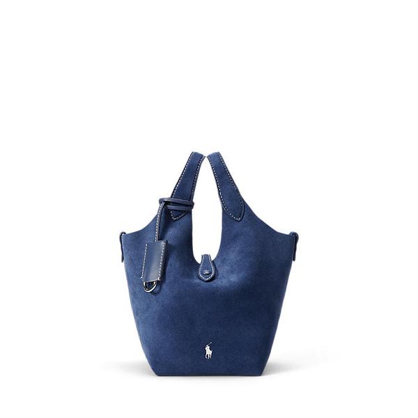 여성 폴로 플레이 스웨이드 스몰 토트 앤 크로스바디(WAPOBAG03520116400)