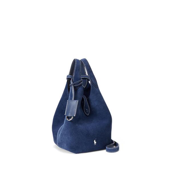 여성 폴로 플레이 스웨이드 스몰 토트 앤 크로스바디(WAPOBAG03520116400)