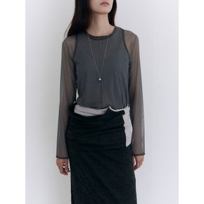 MESH LAYERED SET-UP [CHARCOAL]