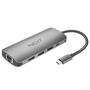 NEXTU C타입 HDMI/LAN/USB/PD 4in1 컨버터