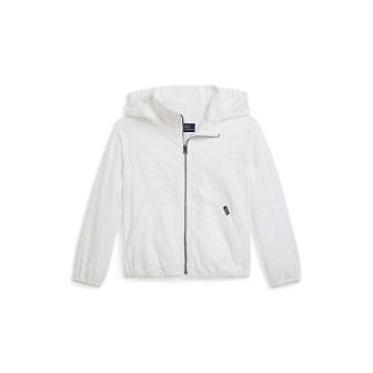 폴로 랄프 로렌 폴로 키즈 여아 2-6세 아일릿 코튼 후드 재킷(CWPOOTWR6020164100)