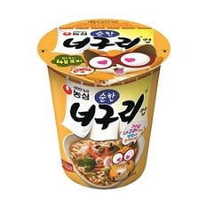 농심 너구리 순한맛 63g 12개 작은 컵라면