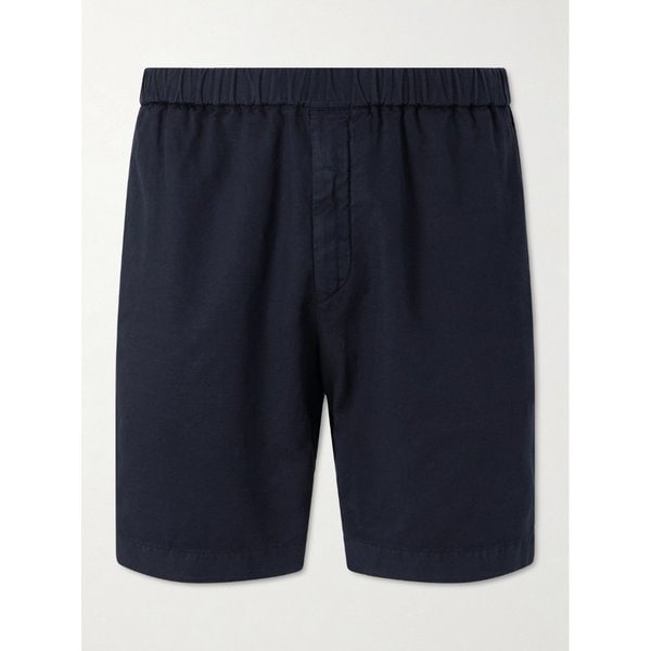 스트레이트 레그 코튼 리넨 블렌드 쇼츠 46376663163084337