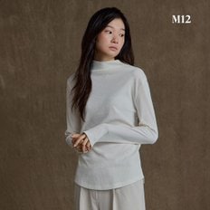 [앱1만▼] M12 24FW 여성 하이넥 티블라우스 5종