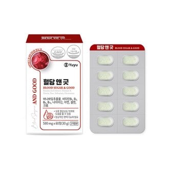 건강기능식품 혈당 앤 굿(500mg*60정)