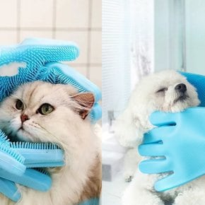강아지 고양이 브러쉬 애견 털관리 목욕 실리콘장갑