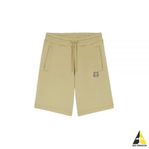 메종키츠네 24 BOLD FOX HEAD PATCH OVERSIZE JOG SHORTS (MM01121KM0001-P357)