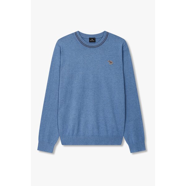 [PS PAUL SMITH] 지브라 로고 패치 니트 5735328102000