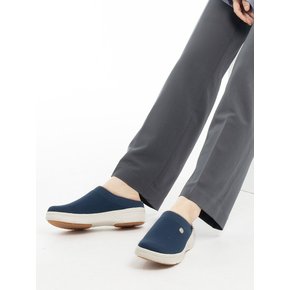 macaron mules slipper_Deep Blue