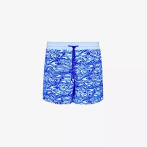 5491312 VILEBREQUIN Moorea turtle-print recycled-polyamide swim shorts