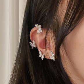 귀걸이 클립 귀 이어커프 귀클립 귀찌 쥬얼리 펑크 컬러 이어링 볼드 연골 나비