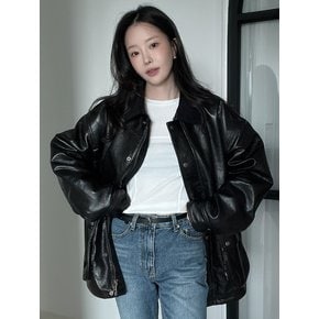 [모찌언니 PICK] Monet Crack Leather Corduroy Jacket
