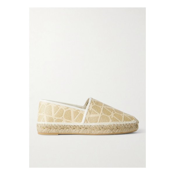 가죽 트리밍 자카드 라피아 에스파드리유 1647597333304710