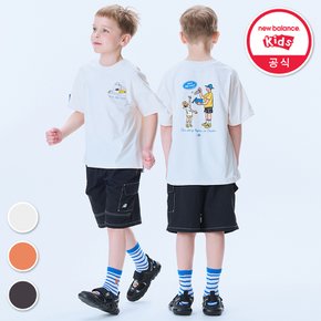 FAMILY HOLIDAY_일러스트 아동 반팔 셋업 NK9YF2301U