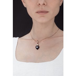Onyx Heart Pendant