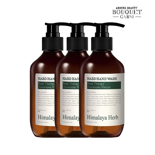 히말라야 허브 나드 티트리로즈마리향 핸드워시 280ml x3개
