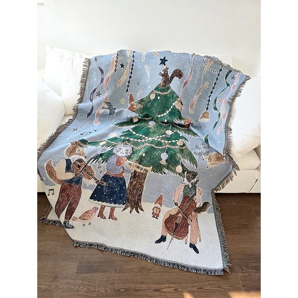 크리스마스 포레스트 콘서트 블랭킷