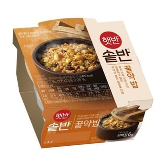  CJ제일제당 햇반 솥반 꿀약밥 210g x6개