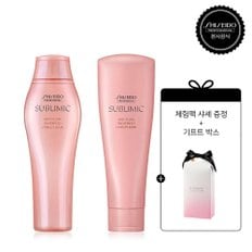 [부스스한 모발]에어리 플로우 샴푸 250ml+트리트먼트 250g [체험팩 샤셰 + 기프트박스 증정]