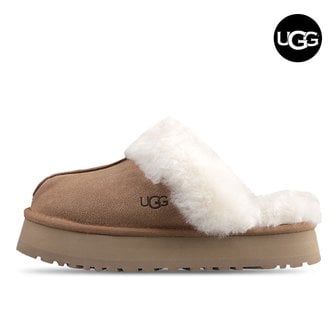 UGG 어그 여성 디스케트 여성 겨울 방한 플랫폼 양털 슬리퍼 1122550-CHE