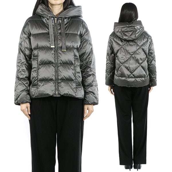 [부산점] 로고패치 2619481084600 089 막스마라 더 큐브 소프트페 SOFTFE 구스다운 패딩 후드 패딩점퍼