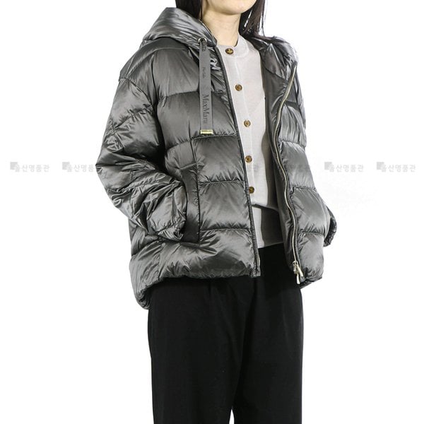 [부산점] 로고패치 2619481084600 089 막스마라 더 큐브 소프트페 SOFTFE 구스다운 패딩 후드 패딩점퍼