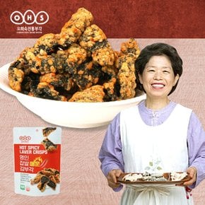 [오희숙전통부각] 명인 찹쌀 매운 김부각 40g 5팩