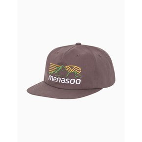 Mountain Logo Cotton Cap_Brown
