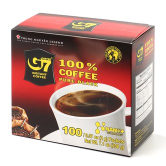 과일愛 [금성]G7 베트남 커피 퓨어블랙 2g x 100개